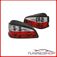 LTPE17 FARI FANALI POSTERIORI PEUGEOT 106 96-03 RED WHITE TuningShop-TT