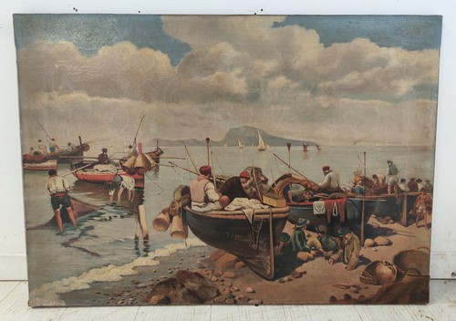 Antico quadro dipinto - antico,
