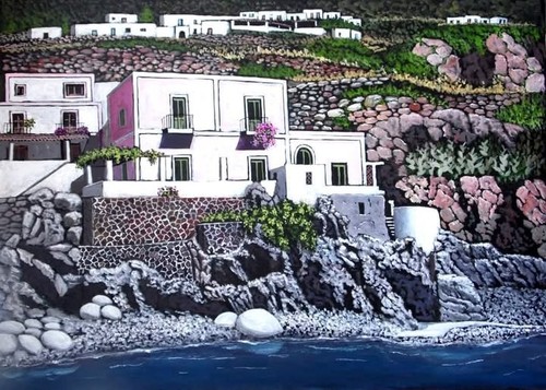 Quadro dipinto olio tela - quadro,