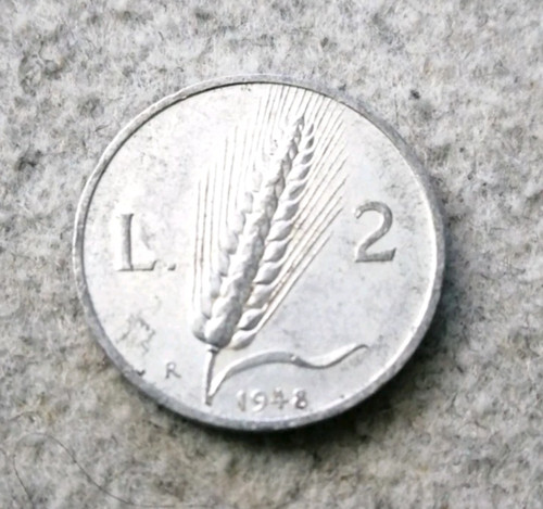 Moneta lire 1948 - 2,