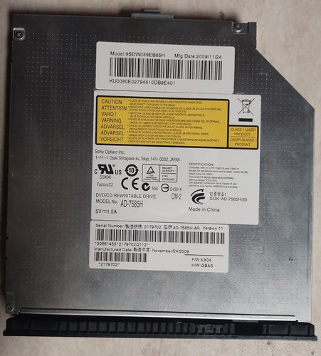 Masterizzatore dvd sony - masterizzatore,