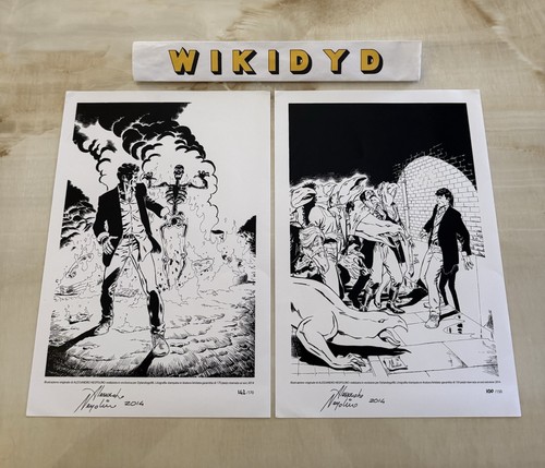 Dylan dog lotto litografie - dog, 2