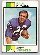1973 Topps #380 Paul Krause