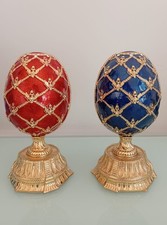 2 uova stile Fabergè fabbricazione russa AKM