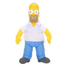 I Simpson HOMER SIMPSON Peluche Caratteristiche Corpo in Tessuto Morbido con Testa Scolpita
