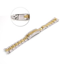 Bracciale bicolore in acciaio