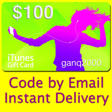 $100 APPLE US iTunes GIFT CARD certificato buono VELOCE (USA iTunes Store)