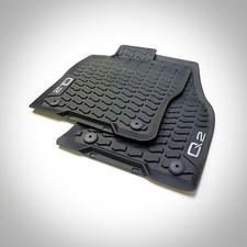 SET 2 TAPPETINI ANTERIORI IN GOMMA AUDI Q2 ACCESSORIO ORIGINALE NEW 81B061501041