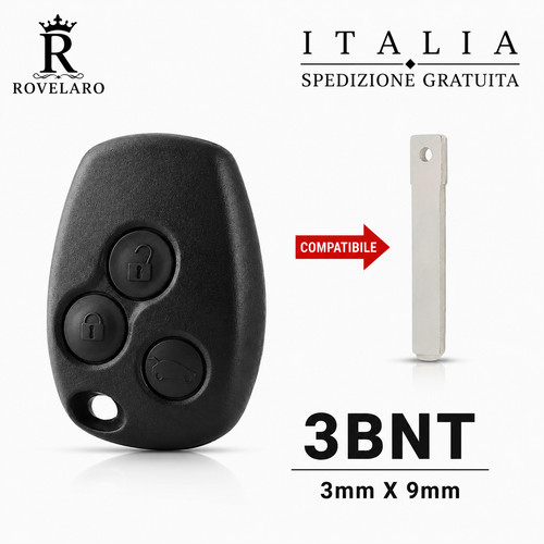 Guscio chiave telecomando - guscio, 3t