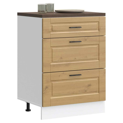 Mobile base cucina rovere