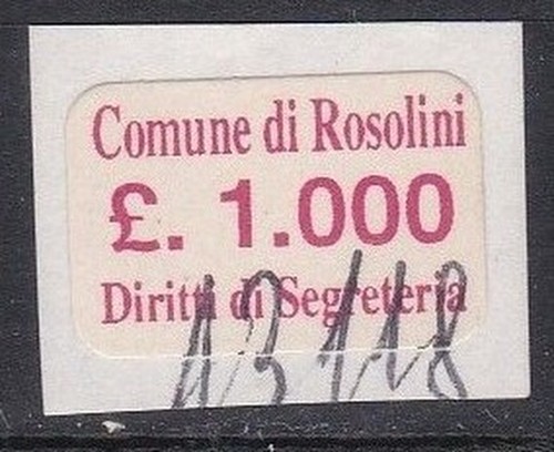 Rosolini marca municipale - marca,