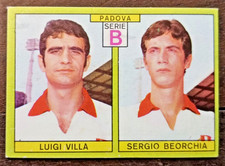 1968/69 Figurina Calcio Panini in Padova con Villa/Beorchia