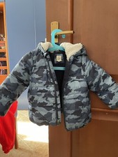 Piumino Bimbo Gap Foderato Con Cappuccio 18-24 Mesi