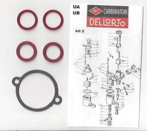 Kit guarnizioni dellorto kit2 - guarnizioni,
