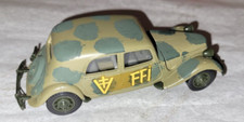 SOLIDO - Citroen 15 six 1939- 1:43 -MODELLINO AUTO VINTAGE-mimetico MILITARE FFI