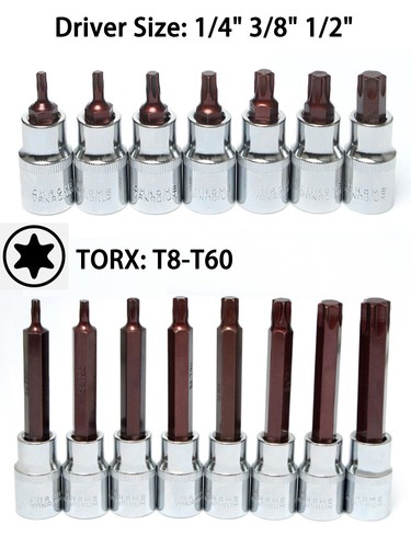 Punta bussola torx - bussola, 1/4"