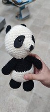 panda Peluche Realizzato a mano - Amigurumi -PEZZO UNICO all'uncinetto