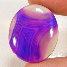 32,50 ct. Agata blu naturale