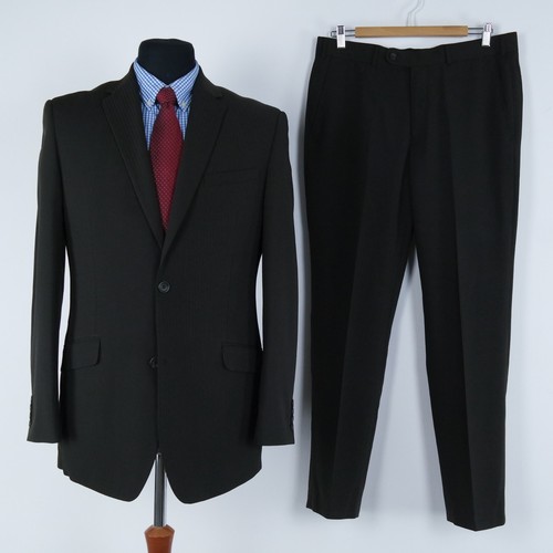 Men dark brown striped - dark,