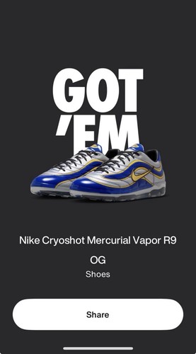 Nike cryoshot mercurial vapor - cryoshot,