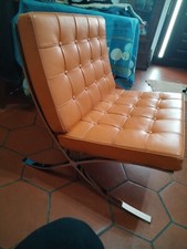 Poltrona Barcelona......acciaio pelle