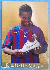 Cartolina Promocard Nike Ronaldinho Barcellona Scarpe Nike