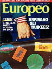 EUROPEO 1985/19=PINO MAURO=MARIO MARCUCCI=LILJA BRIK=DAVID BAILEY=RENZO PIANO=
