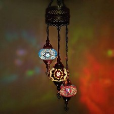 Lampadario mosaico vetro arabo