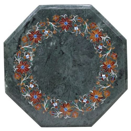 Tavolo marmo intarsiato - 12",