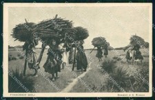 Pisa San Rossore Boscaioli Mestieri Gioli cartolina RT1628