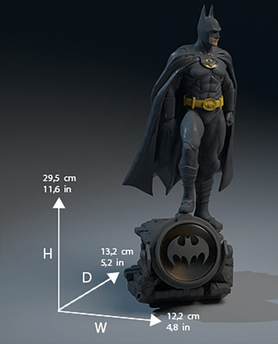 Batman 1989 tim burton - batman, resina