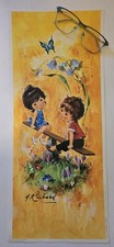Stampa anni 70 di bambini che