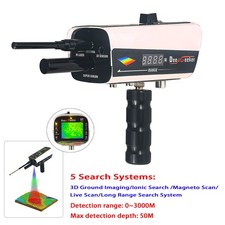 GR Deep Seeker Laser 3D Oro Metal Detector Laser 3000M 50M 5 Sistemi di Ricerca