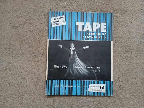 Tape recording fortnightly - tape,