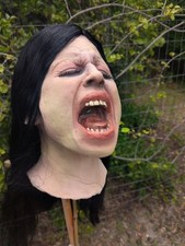 Halloween Prop Testa Sezionata Haunt Attrazione Film Horror Professionale 