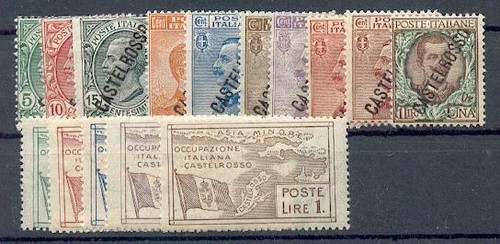Isole egee castelrosso 1924 - isole,