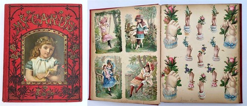 Antico scrapbook vittoriano - scrapbook,