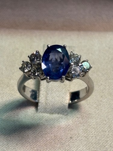 Anello zaffiro ceylon - zaffiro,
