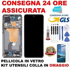 DISPLAY AMOLED TOUCH SCREEN ORIGINALE XIAOMI 12 2022 / 12X 5G / 12S FRAME NERO