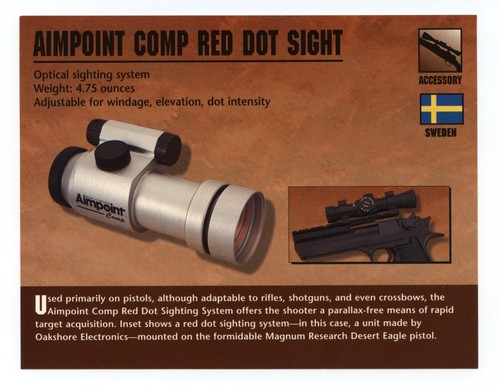 Scheda armi fuoco aimpoint - scheda,