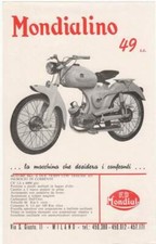 BROCHURE MOTO F.B. MONDIAL MONDIALINO 49cc  #324