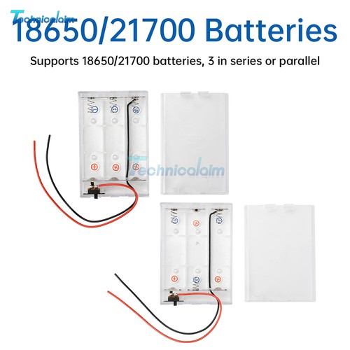 3cell 21700 18650 supporto