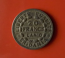 MEDAGLIA 20 FRANCS ERIDANIA