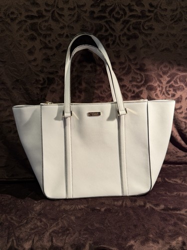 Borsa grande pelle bianca - grande, in