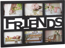 Cornici Multifoto AMICI, Portafoto Multiplo, 6 Foto, Plastica, Orizzontale HLP: 