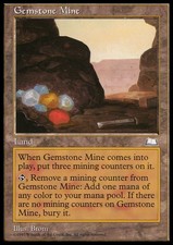 MTG GEMSTONE MINE POOR - MINIERA DI DIAMANTI - WL - MAGIC ENGLISH