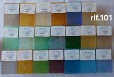 20 TESSERE VETRO ARTISTICO-CREAZIONI MOSAICO/TIFFANY 6X4 cm-Rif.101