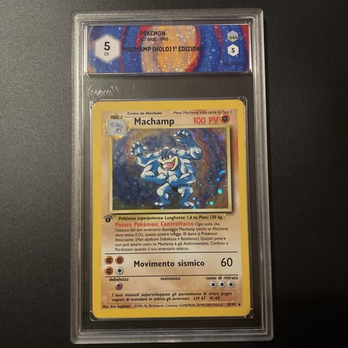 Pokémon machamp holo 1a - -,