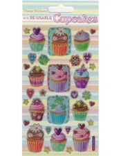 Adesivi cupcake divertenti - adesivi,