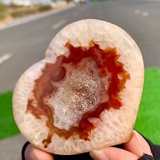 101G Naturale Bellissimo Cuore A Forma di Cristallo Grotta Super Grande Gemma